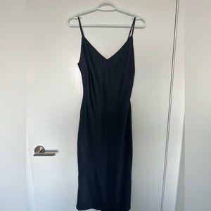 Navy blue slip dress